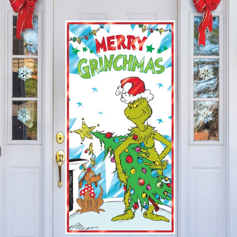 Dr Seuss The Grinch Door Decoration Merry Grinchmas Amscan Asia Pacific