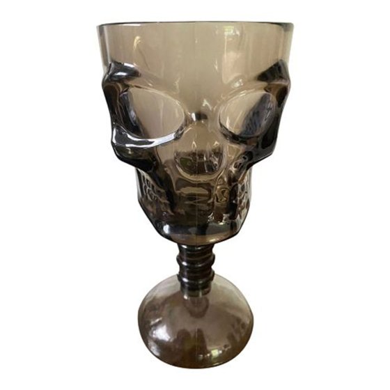 Skull Shaped Wine Glass Amscan Asia Pacific