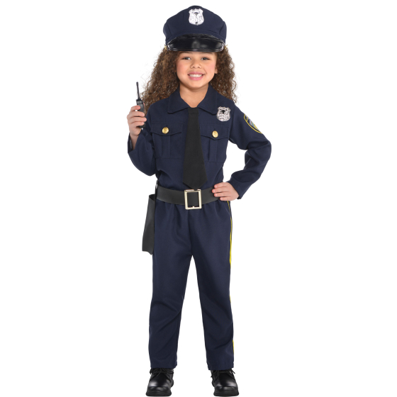 Costume Police Officer Girls 8-10 Years : Amscan Asia Pacific