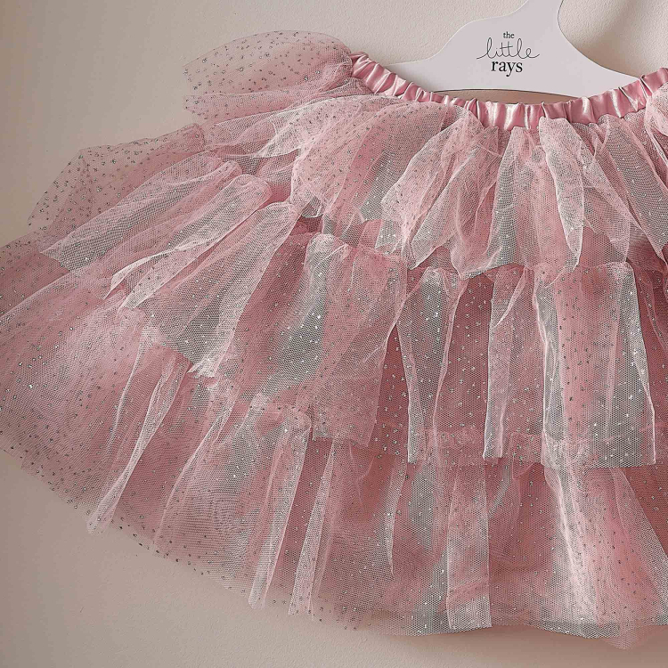 Fancy Dress Pink & Silver Sparkle Fairy Princess Tutu 3-5 Years Costume ...