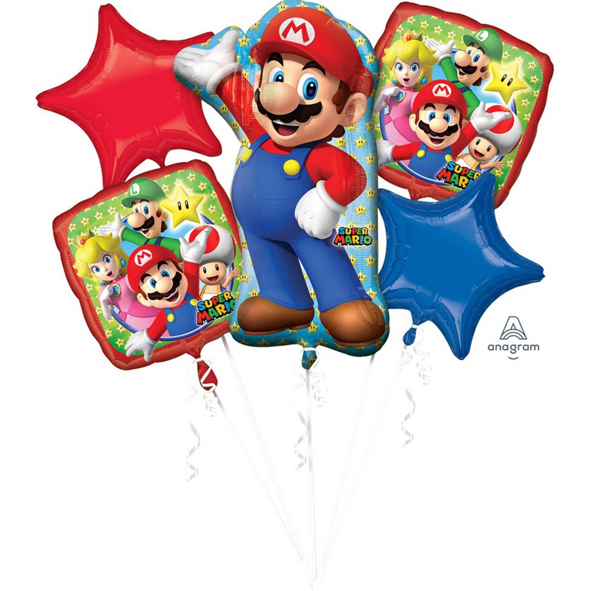 Palloncino Sing-A-Tune Super Mario Brothers Amscan 3675401 musicale 71 cm