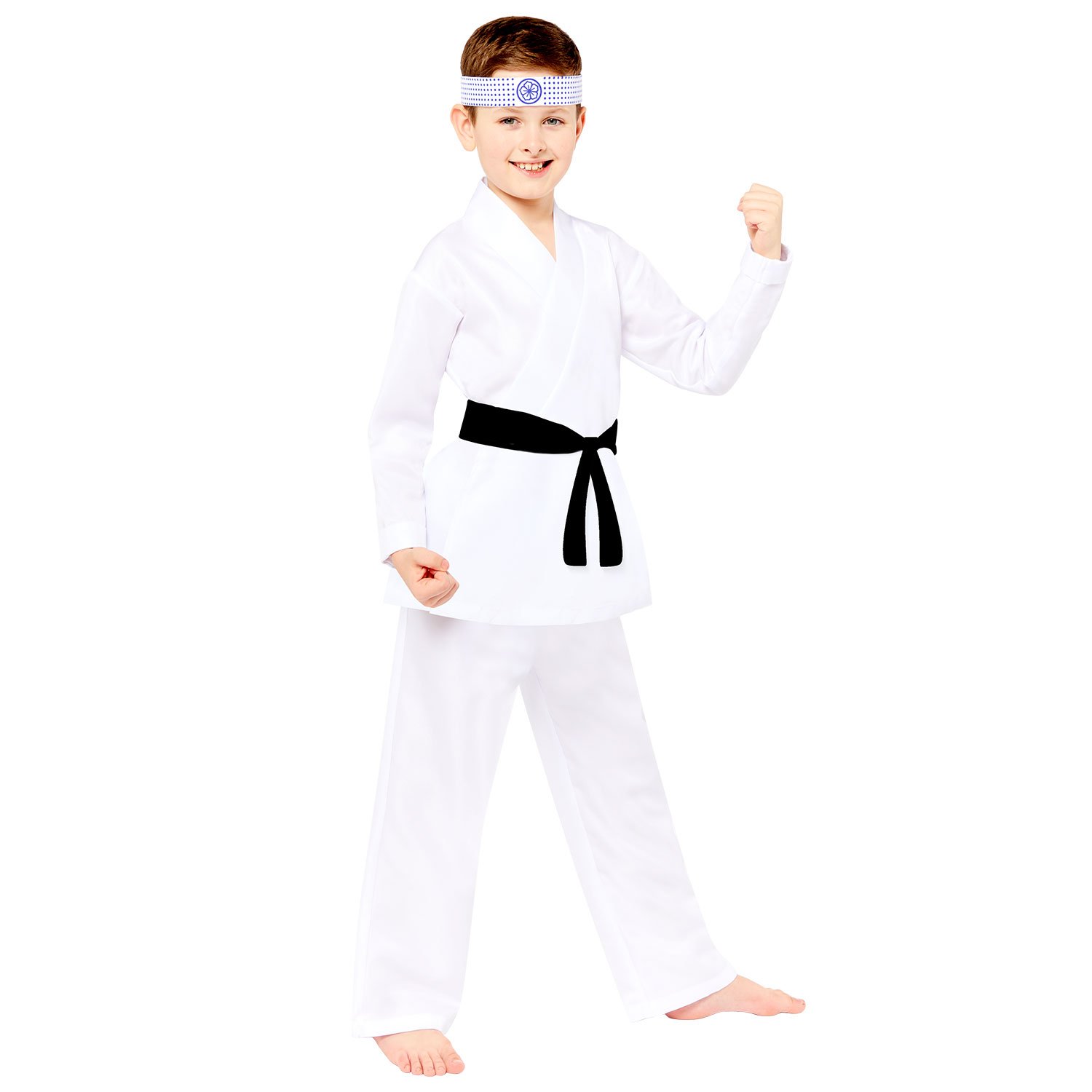 Kids Cobra Kai Costume Small 4-6