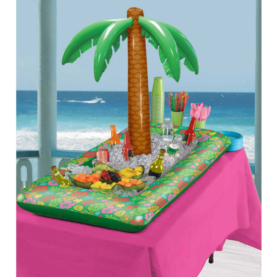 Summer Luau Inflatable Palm Tree Buffet Cooler : Amscan Asia Pacific