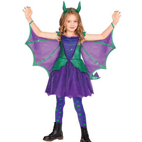 Costume Mystical Dragon Girls 5-7 Years : Amscan Asia Pacific