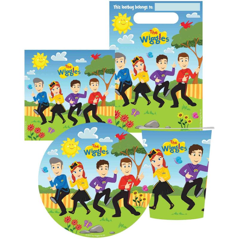 The Wiggles Party Pack 40pc Amscan Asia Pacific