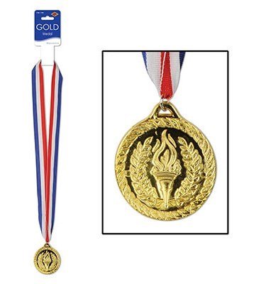 Amscan Necklace Award Medal - Jumbo