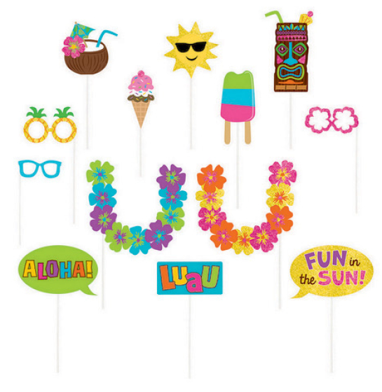 Summer Luau Photo Prop Kit : Amscan Asia Pacific