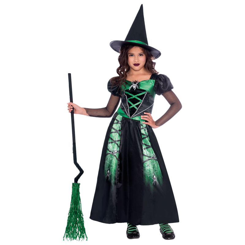 Costume Spider Witch Girls 6-8 Years : Amscan Asia Pacific