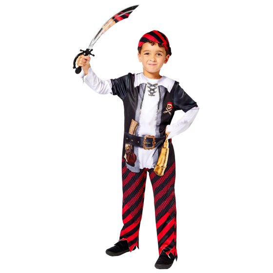 Costume Sustainable Pirate Boy 8-10 Years : Amscan Asia Pacific