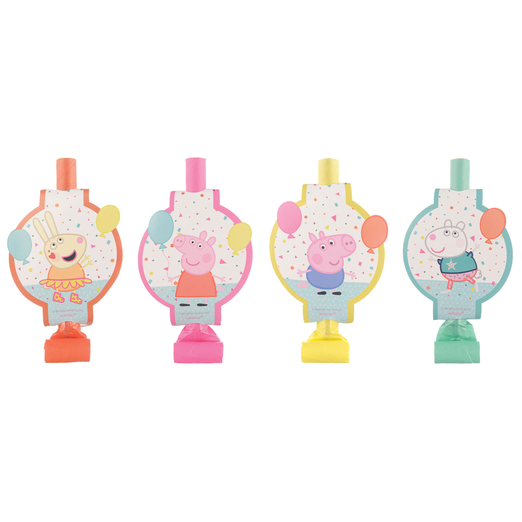 Peppa Pig Confetti Party Rubber Bracelet Favours 4 Pack