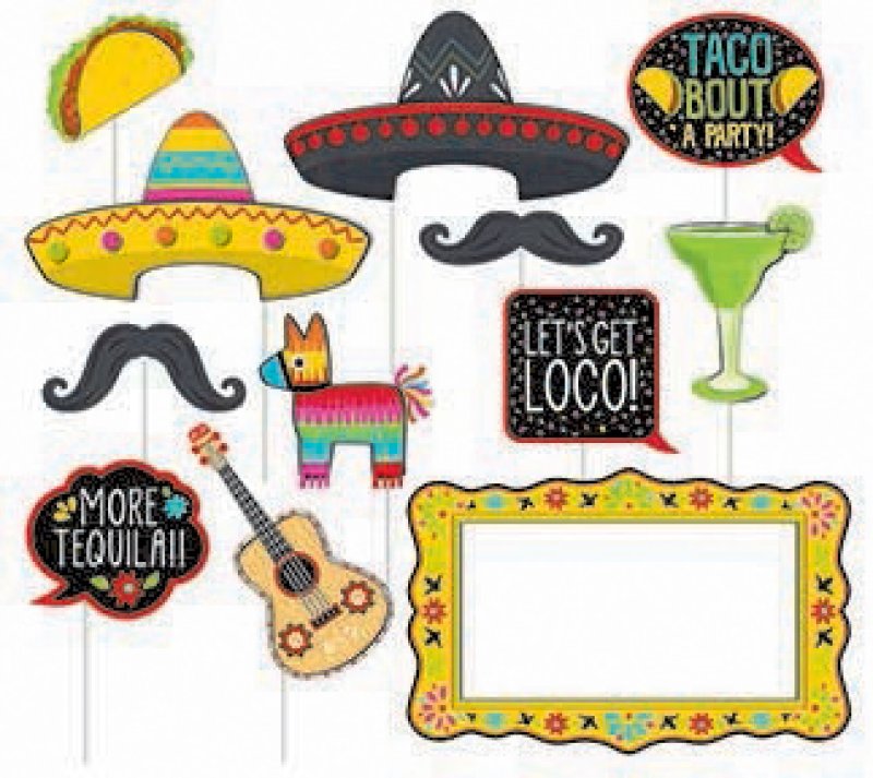 Fiesta Deluxe Jumbo Photo Props : Amscan Asia Pacific