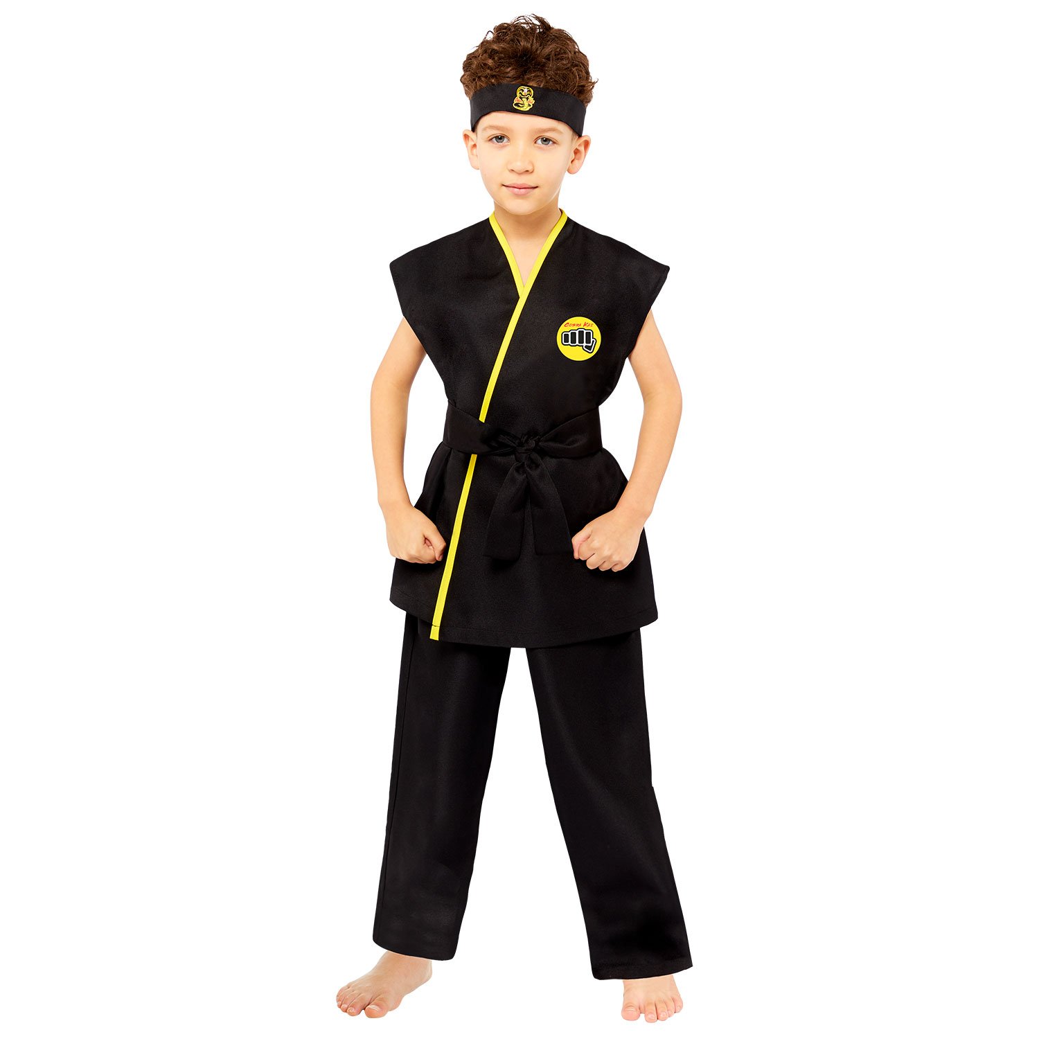 Kids Cobra Kai Costume Small 4-6